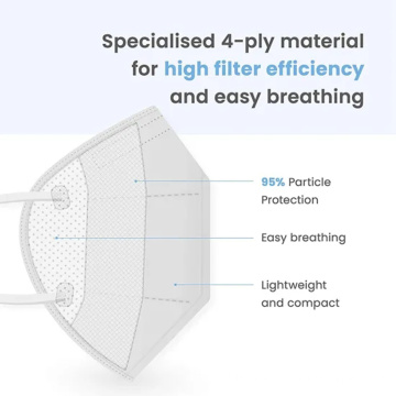 KN95 5ply respiratory half filtering FFP2 face mask